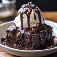 Brownie with Ice Cream