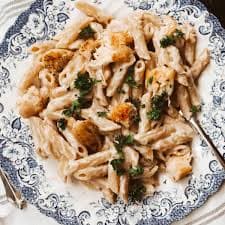 White Sauce Pasta Chicken