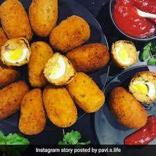 Egg Potato Cutlet